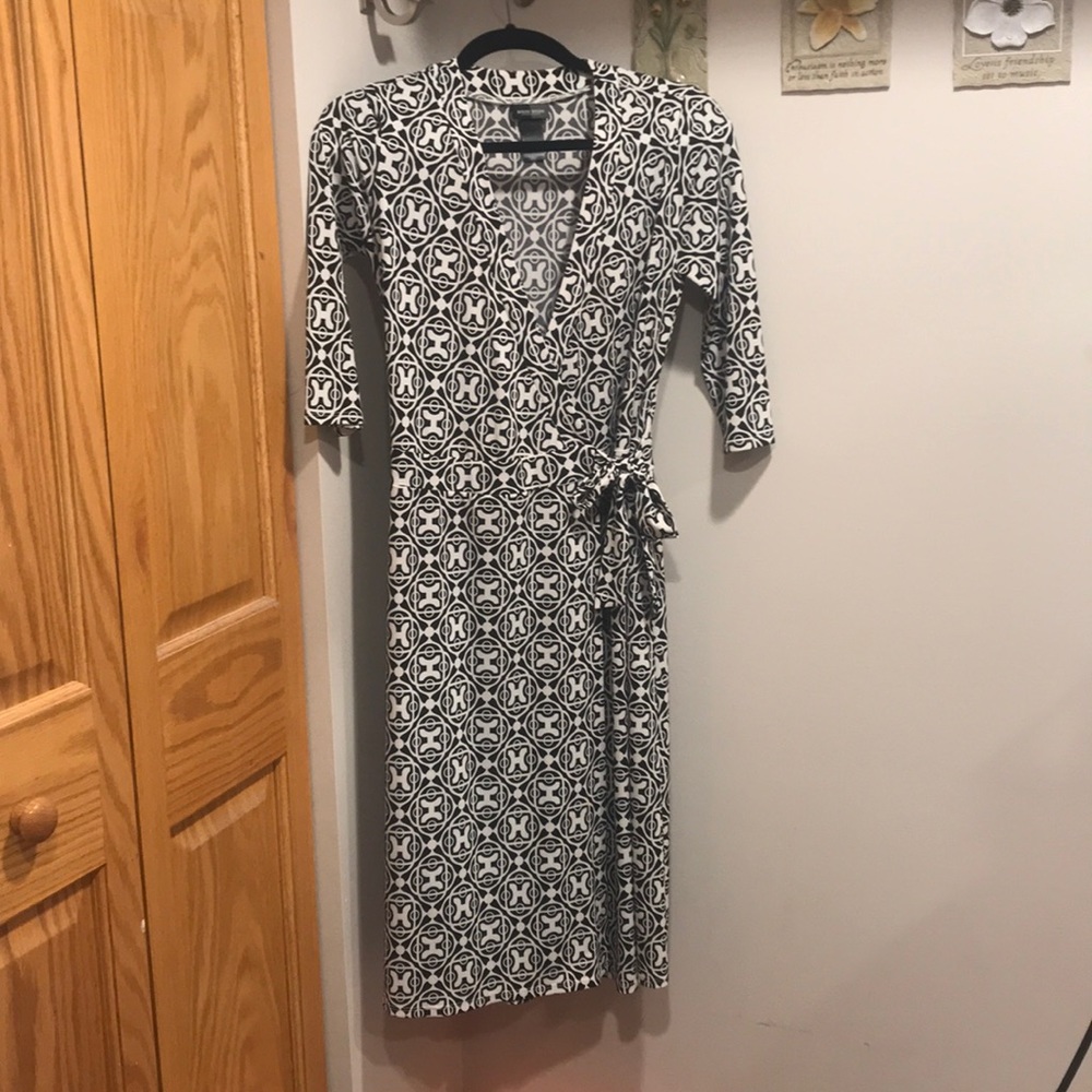Black and white dress